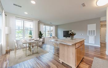 Luxury vinyl plank flooring